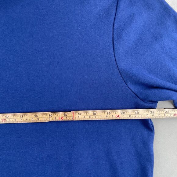 Original Penguin Munsingwear Turtleneck Shirt Men L Blue Long Sleeve Logo Preppy - Picture 5 of 8